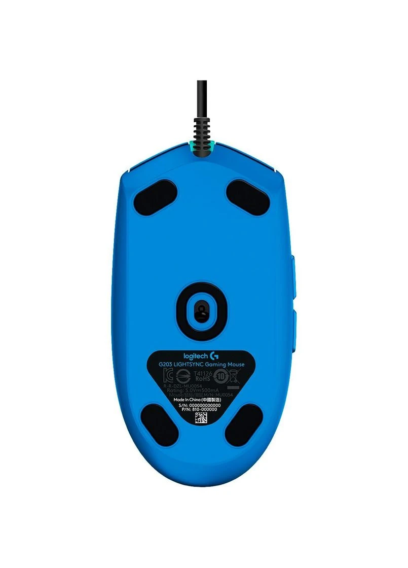 Миша G203 Lightsync Blue (910-005792) [135198] Logitech (400893800)