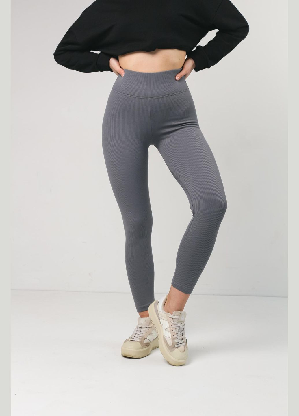 Легінси жіночі базові в рубчик Vakko (315753039)