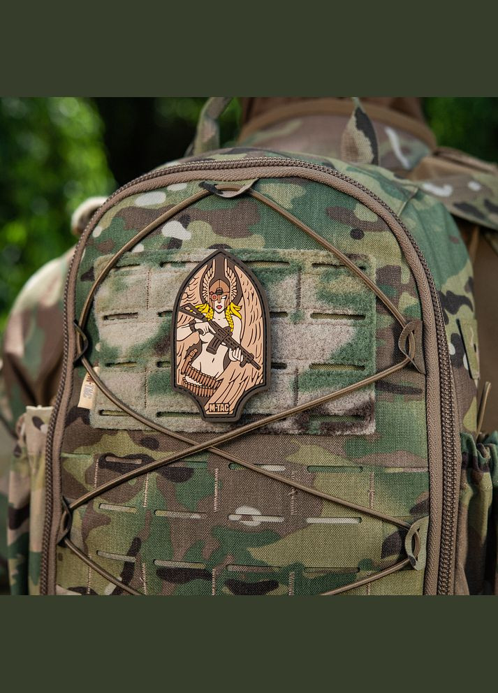 Нашивка Пика Валькирия PVC coyote M-TAC (315047337)