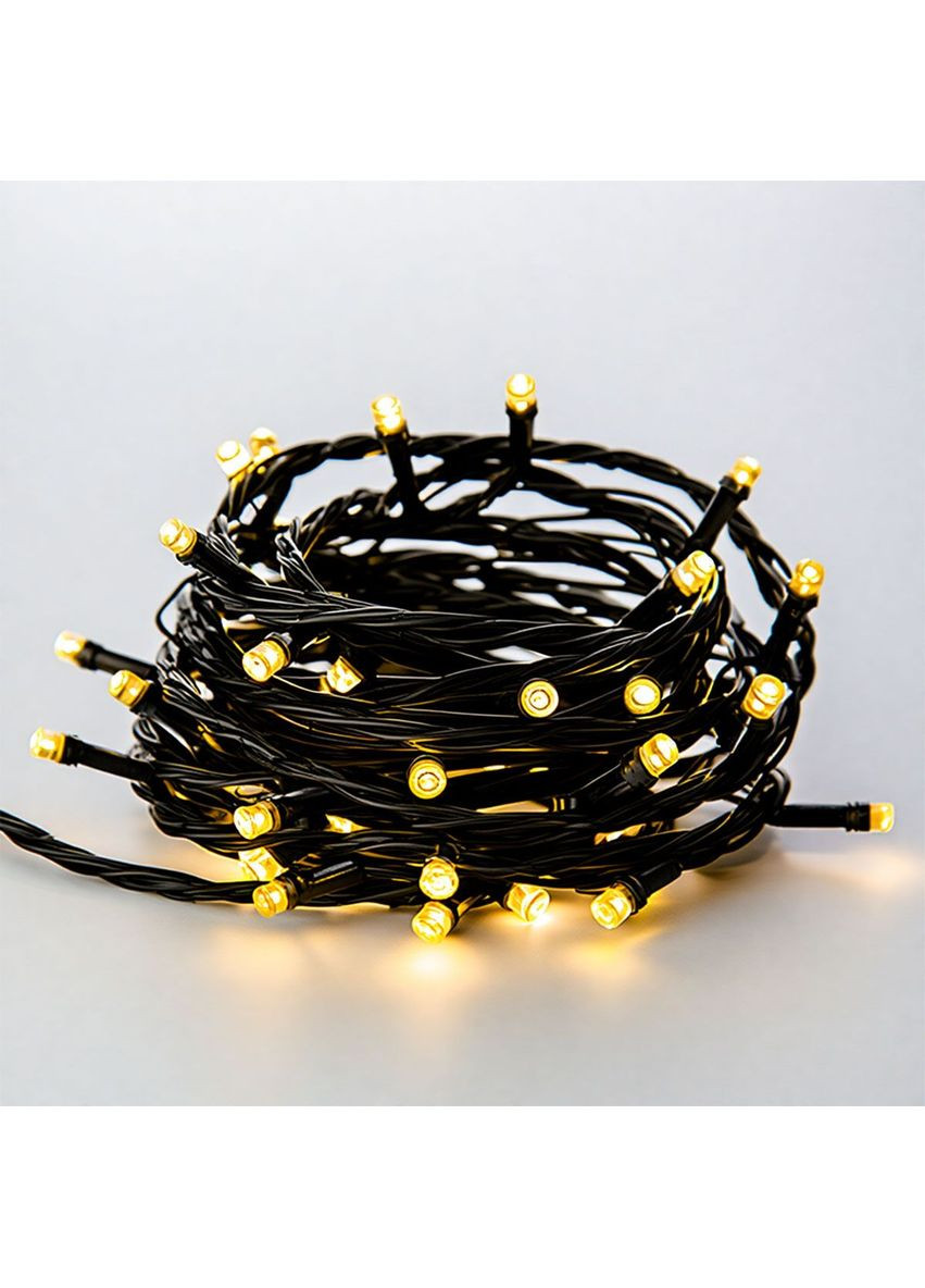 Новогодняя гирлянда штора 3х2 м 144 LED комнатная белый провод Жёлтый ZWM32144LEDY Garlando (365545110)