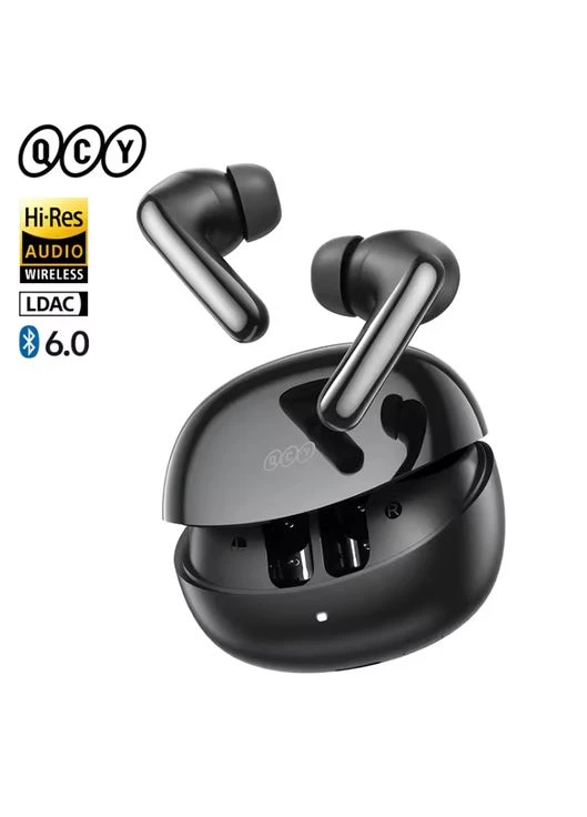 Беспроводные наушники MeloBuds N60 Hi-Res LDAC PureSilenz ANC AI Black QCY (389600359)