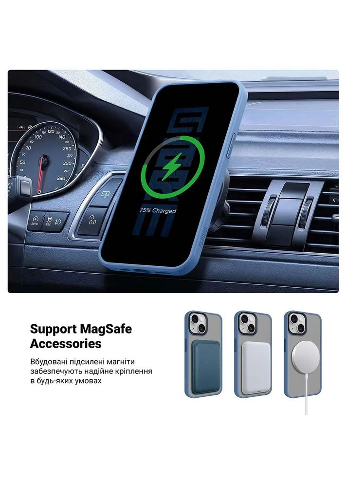 Чохол Uniq Magsafe для Apple iPhone 14 Light Blue (ARM75335) ArmorStandart (323110401)