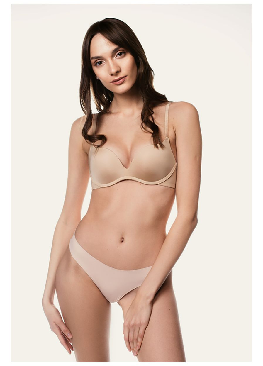 Бежевый бюстгальтер Luna без косточек