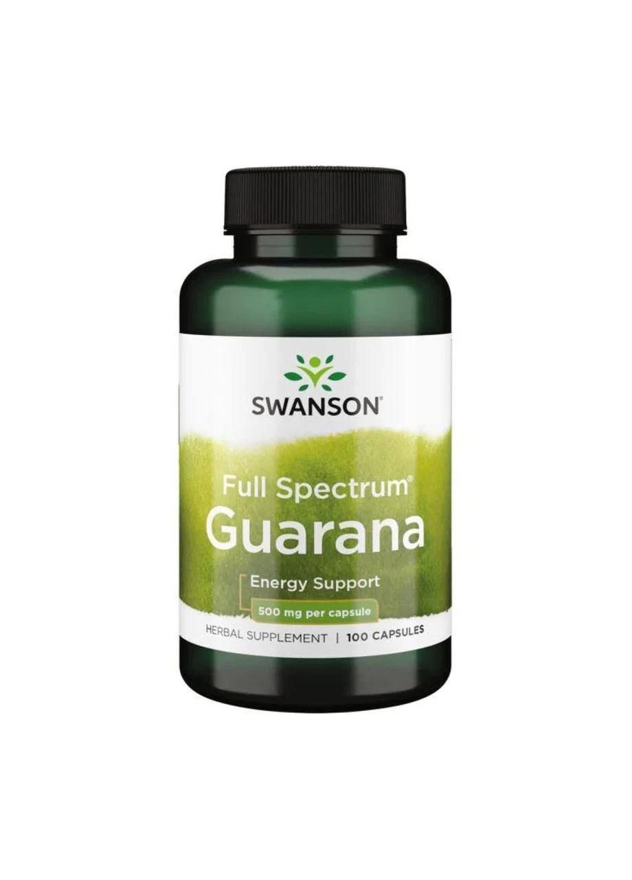 Guarana 500mg - 100caps Swanson (402792874)