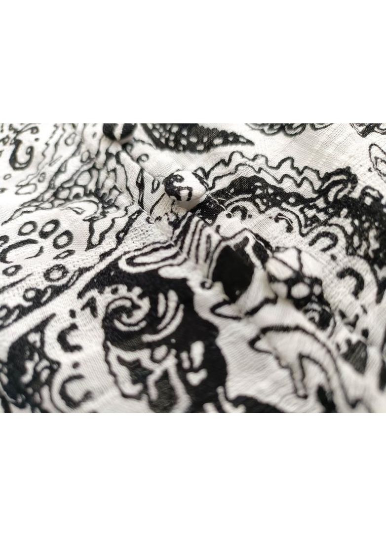 Білий сукня міді з принтом Zara