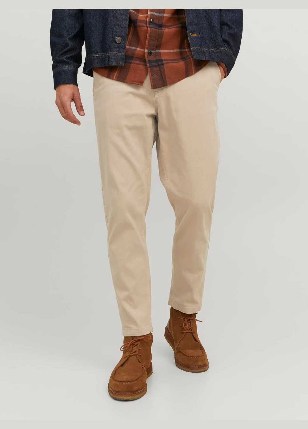 Бежевые брюки Jack & Jones