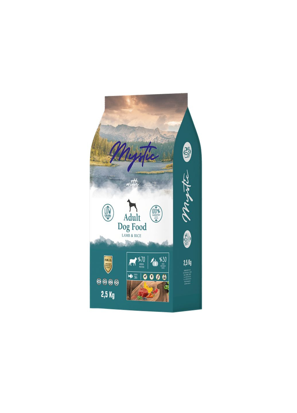 Сухой Корм Mystic Беззерновой для взрослых собак с Ягненком и Рисом 2,5 кг Hermos (341679676)