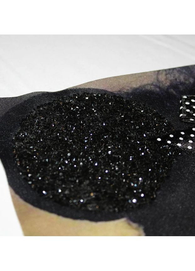 Нашивка тканева з декором "Дівчина міккі" (4256) No Brand (365730952)