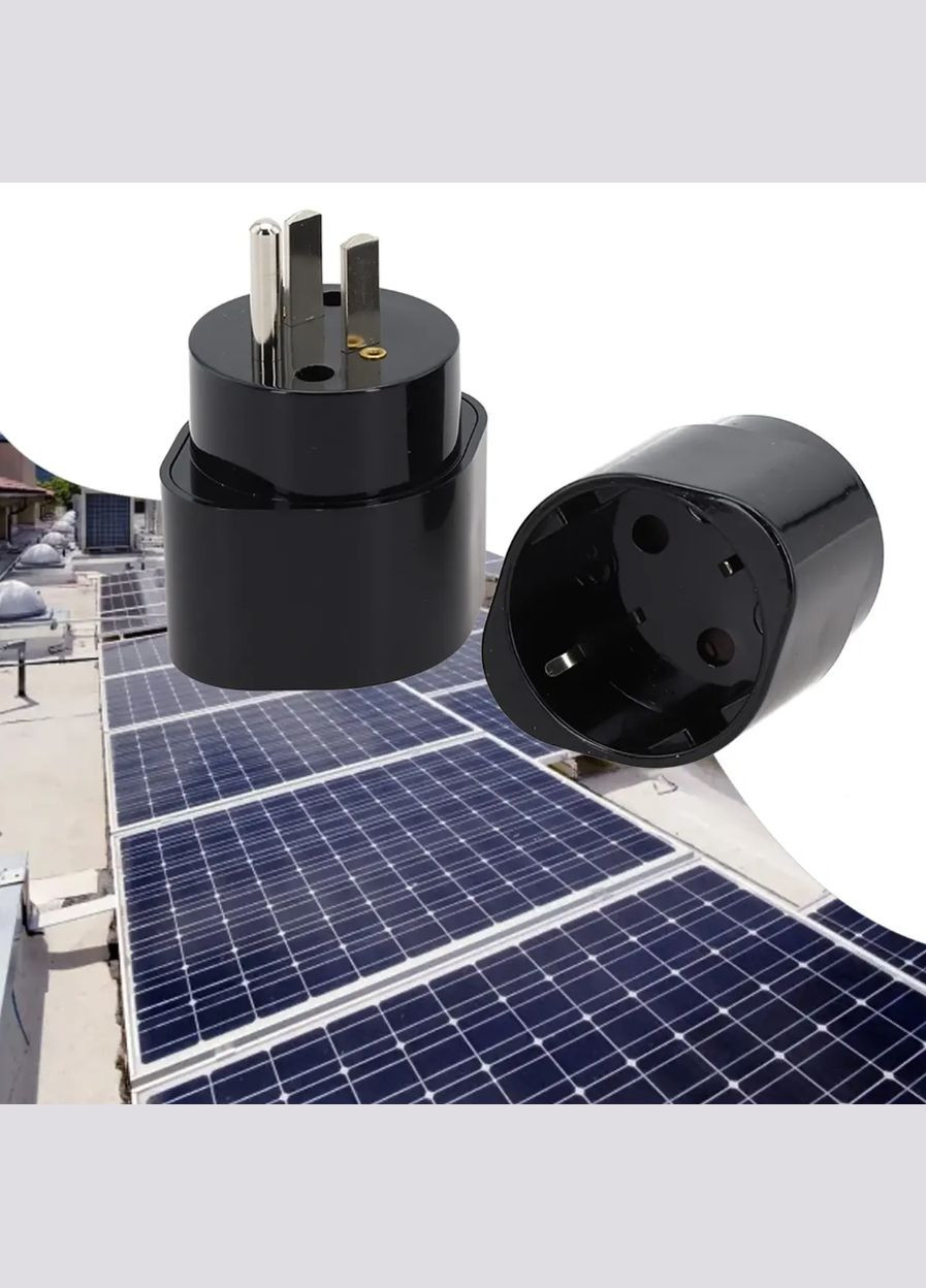 Перехідник із американської розетки на європейську вилку, перехідник із заземленням, тип А AAA (341532141)