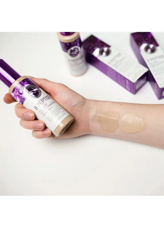 Тональний крем із пептидами 8 Peptide Full Cover Perfect Foundation SPF50+ PA+++ 100ml #21 ENOUGH (358499662)