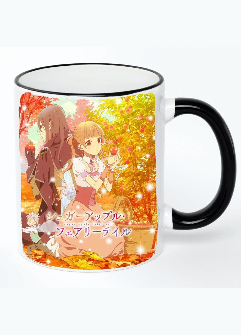 Чашка Сказка о сахарном яблоке Аниме #011 (кружка, кружка) Белая с черной ручкой 330 мл No Brand (322712763)
