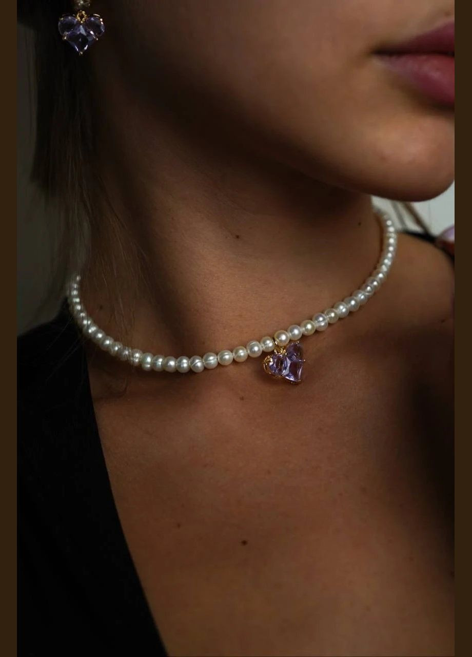 Колье "Purple Cloud" Le'Perle (312519993)