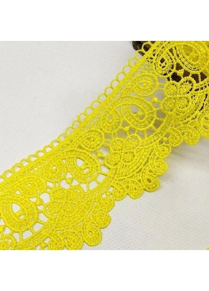 Кружево макраме 8 см (13 м) Цвет-желтый (729-66-143) Plus-plus (352751405)