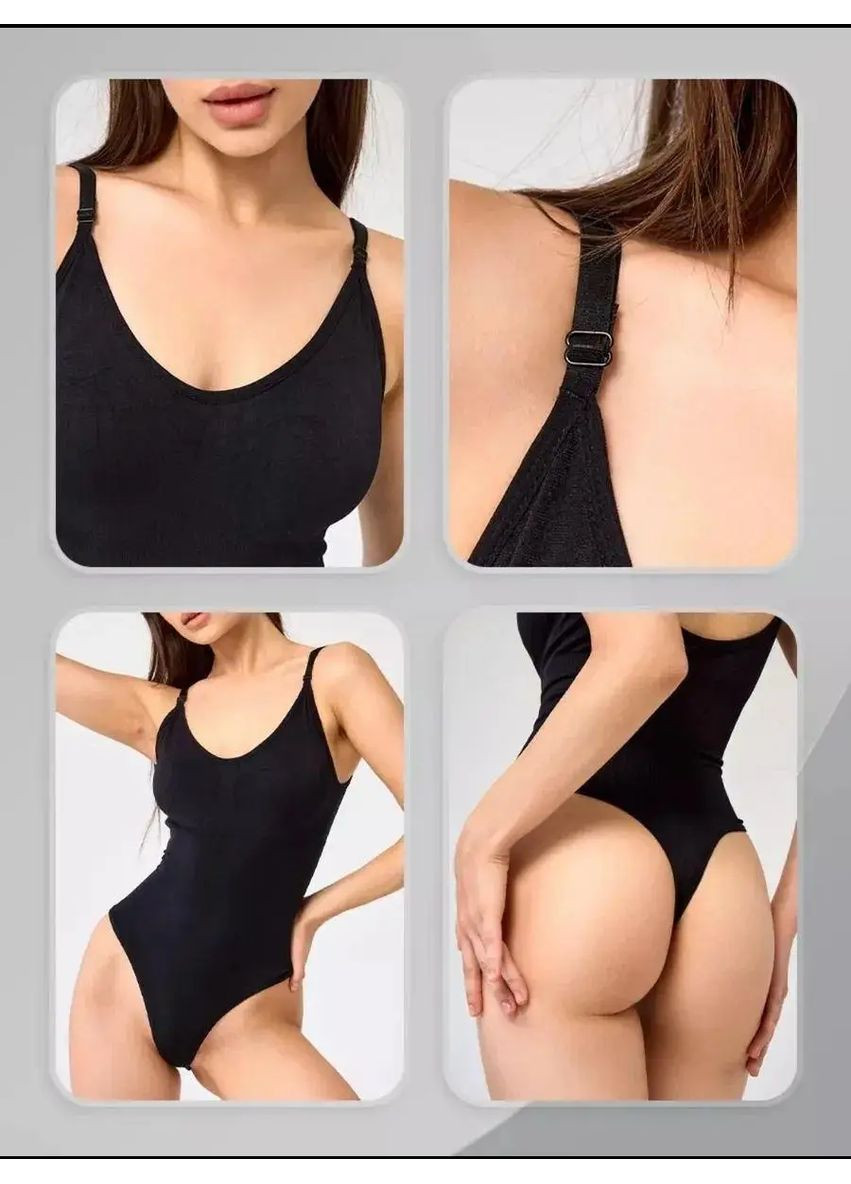 Женский корректирующий боди Body Slim, Белье с эффектом утяжки на бретелях, Боди для коррекции фигуры No Brand боді Body Slim бежевий (351865538)