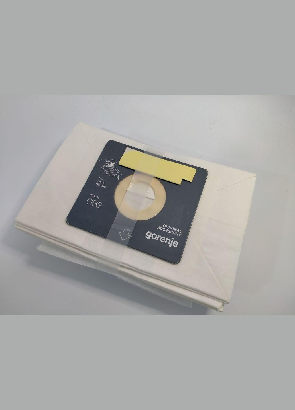 Набір паперових мішків + фільтр двигуна до пилососа Gorenje (329202231)