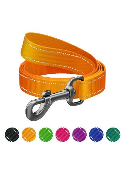 Повідок для собак Nylon Mono, світловідбивний S помаранчевий (52174) WAUDOG Nylon Mono, світловідбивний S помаранчевий (366495345)