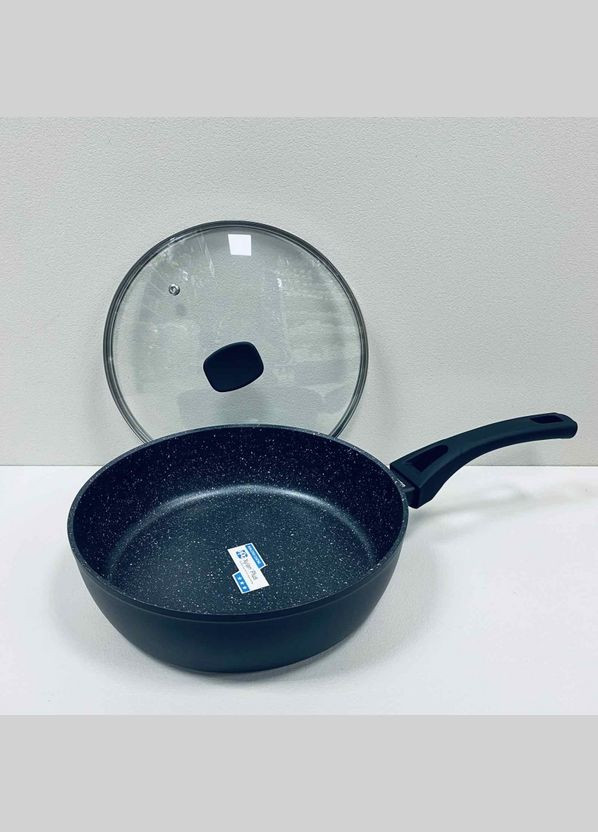 Сковорода алюмінієва глибока з скляною кришкою 28 см Gemini Livorno AR1228A Premium Ardesto (323483305)