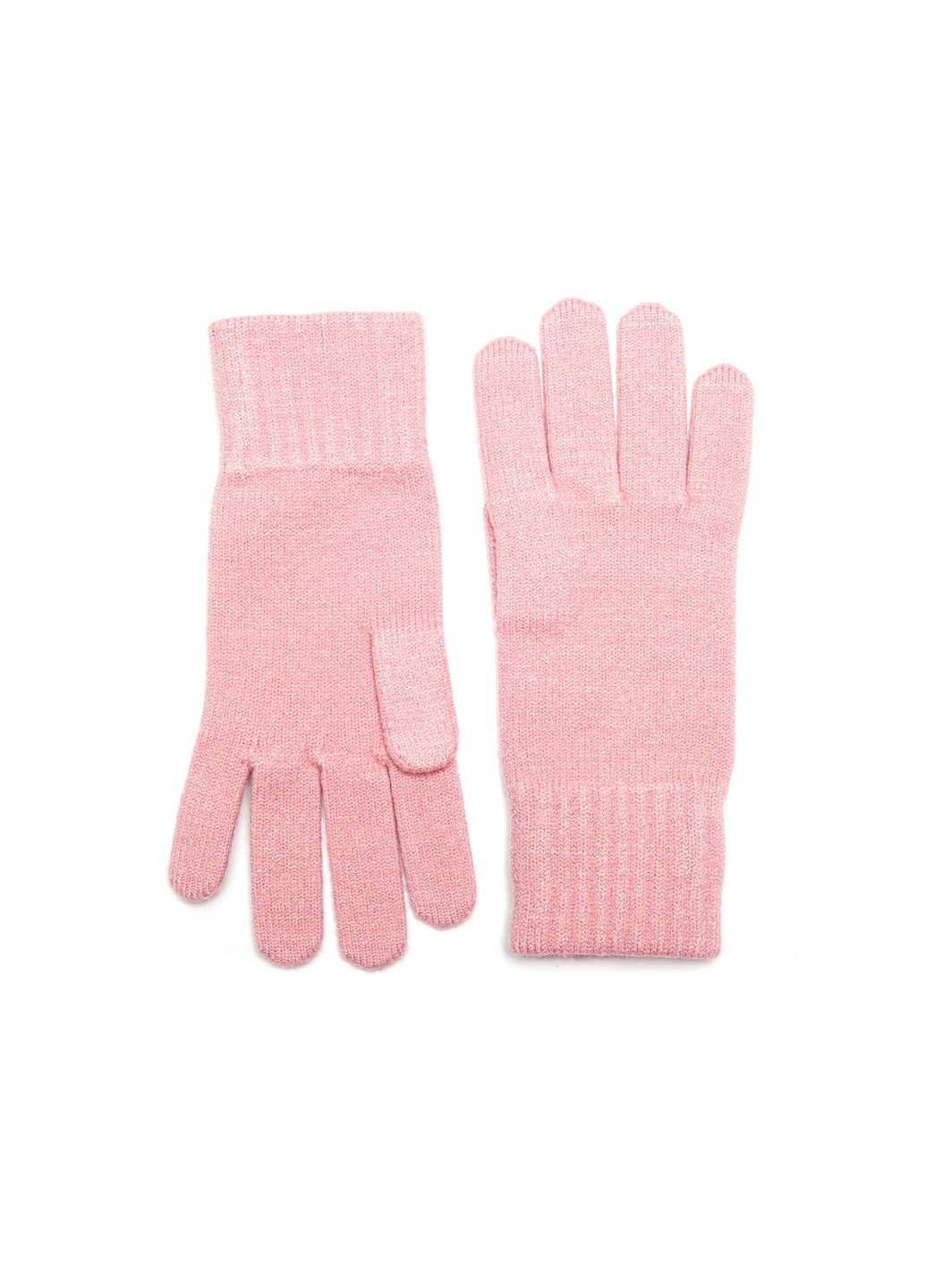 Перчатки женские шерсть с акрилом розовые LuckyLOOK 021-761 (290278044)