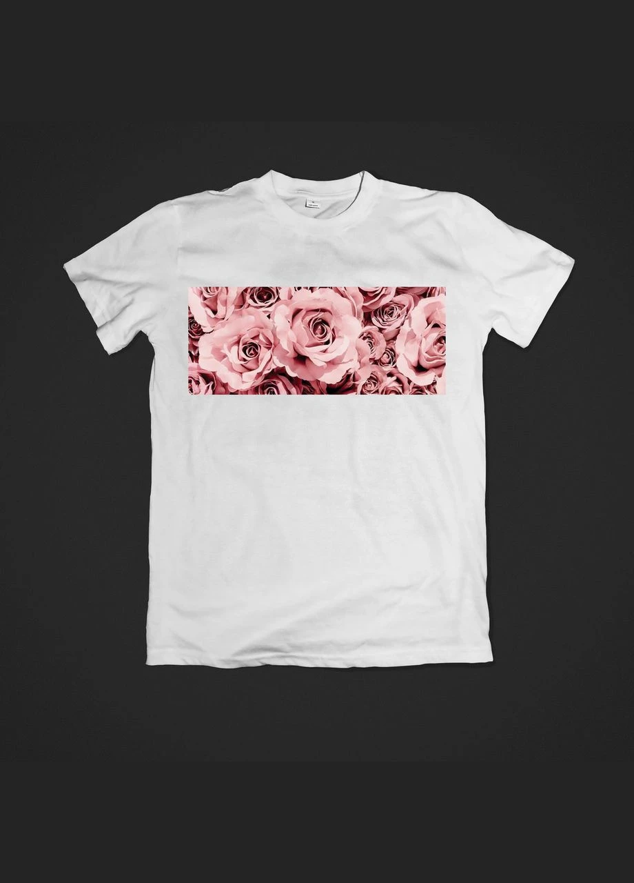 Футболка YOUstyle flowers 0382 Gildan (279541058)