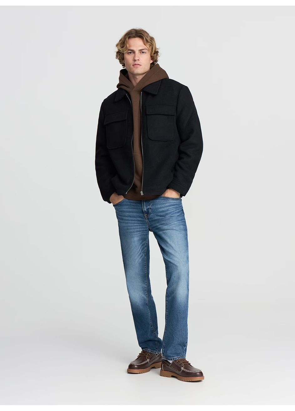 Чорна демісезонна куртка чол Terranova