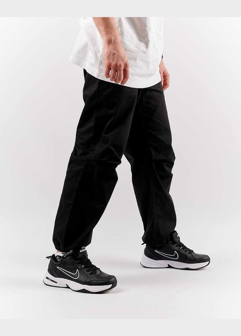 Чорні Осінні кросівки чоловічі black white, вьетнам Nike Air Monarch