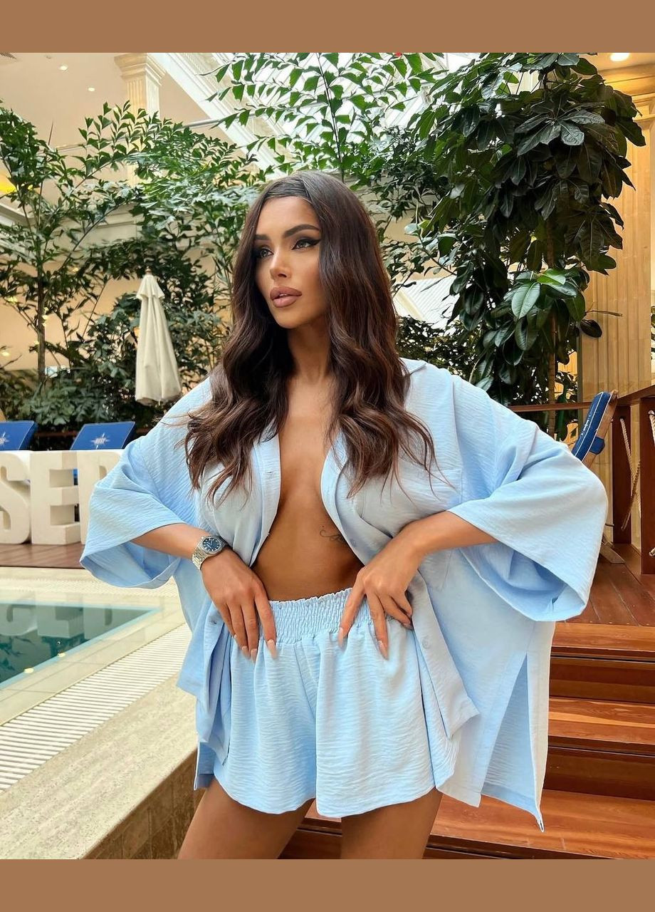 Женский костюм однотонный Україна (335006476)