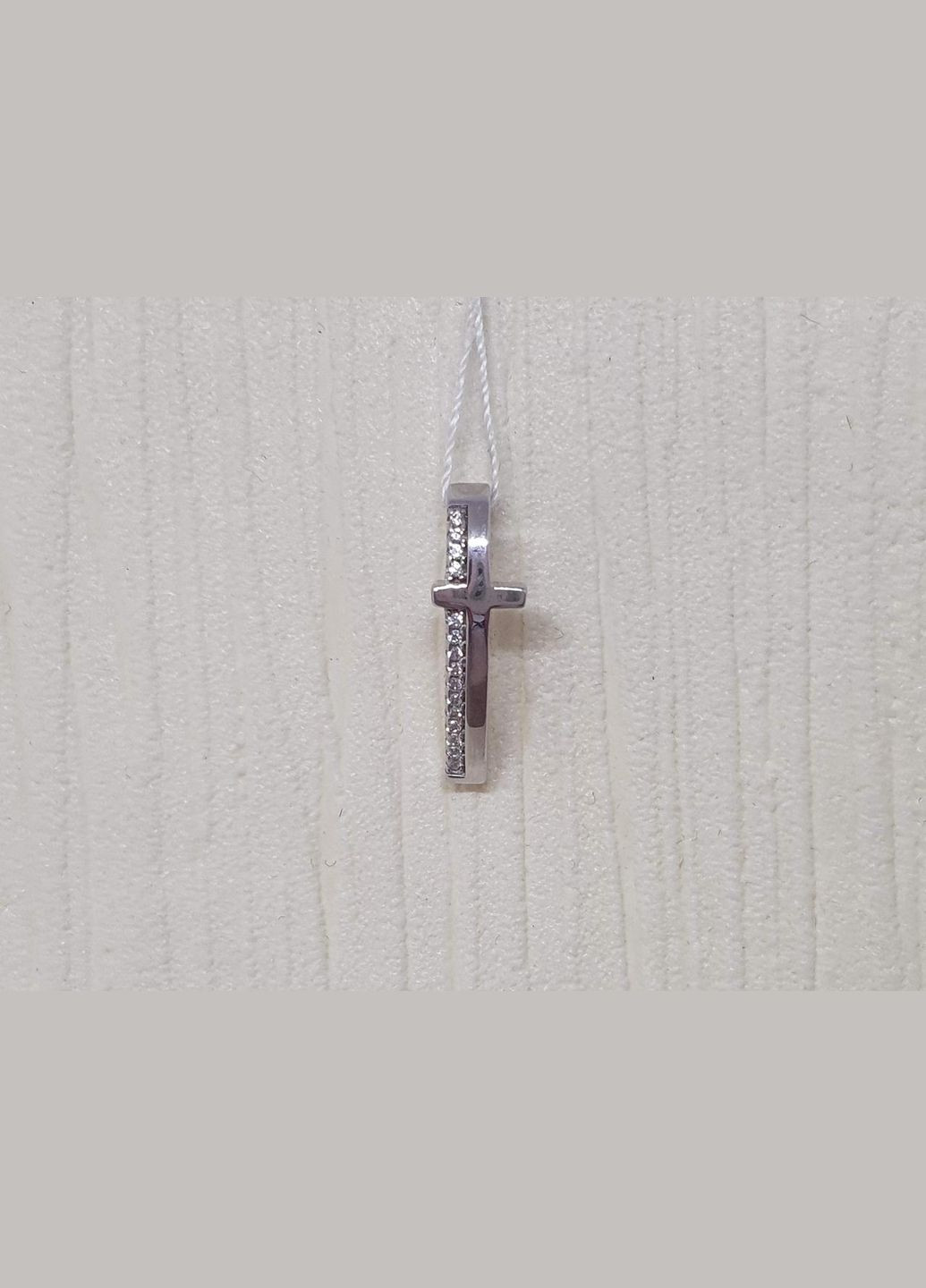 Серебряная подвеска с маленьким колечком. 1112 088467 No Brand (296594995)