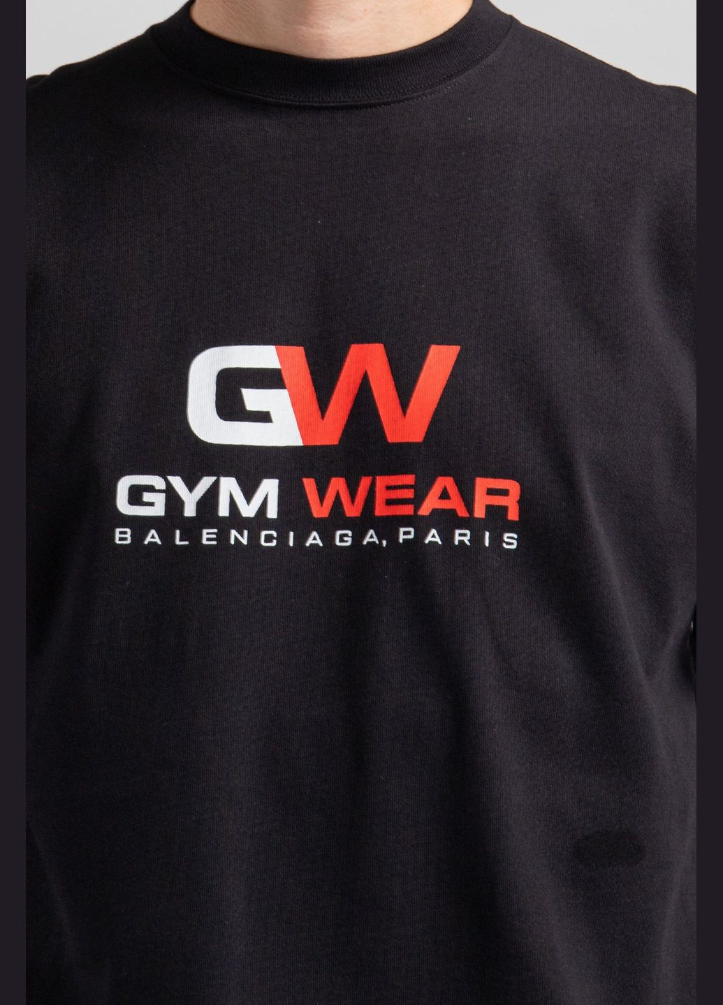 Чорна футболка Balenciaga