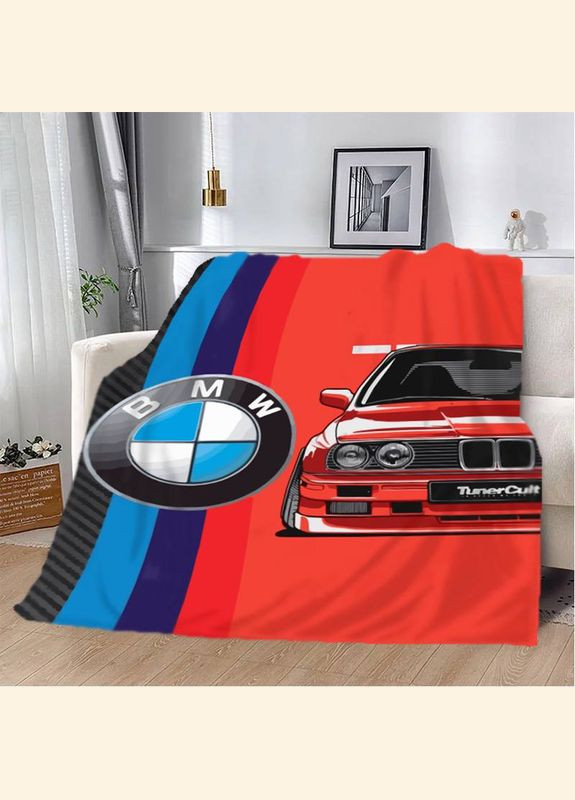 Плед 3D BMW Машина мрії 12435 160х200 см FlexDress (364494229)