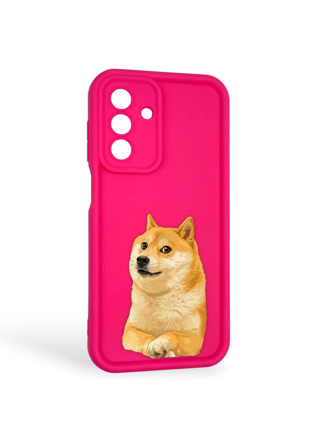 Чехол силиконовый оригинальный Soft Touch с 3D принтом мема сибу для Galaxy A26 (SM-A266) (Полная защита камеры) Samsung (378971772)