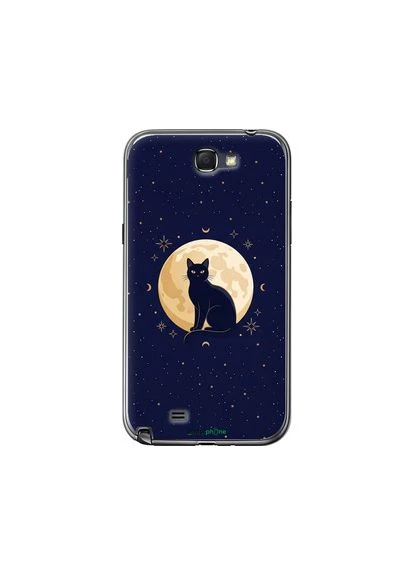 Чехол на Samsung Galaxy Note 2 N7100 Cute Cat Celestial/Witchy "6787u-17-2448" Endorphone (382525929)