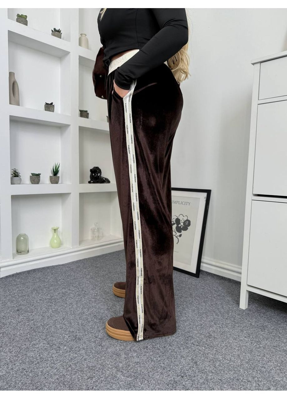 Прогулянкові штани палацо з лампасами — ЗАМІР В ОПИСІ GD/GL Модний простір (370147283)