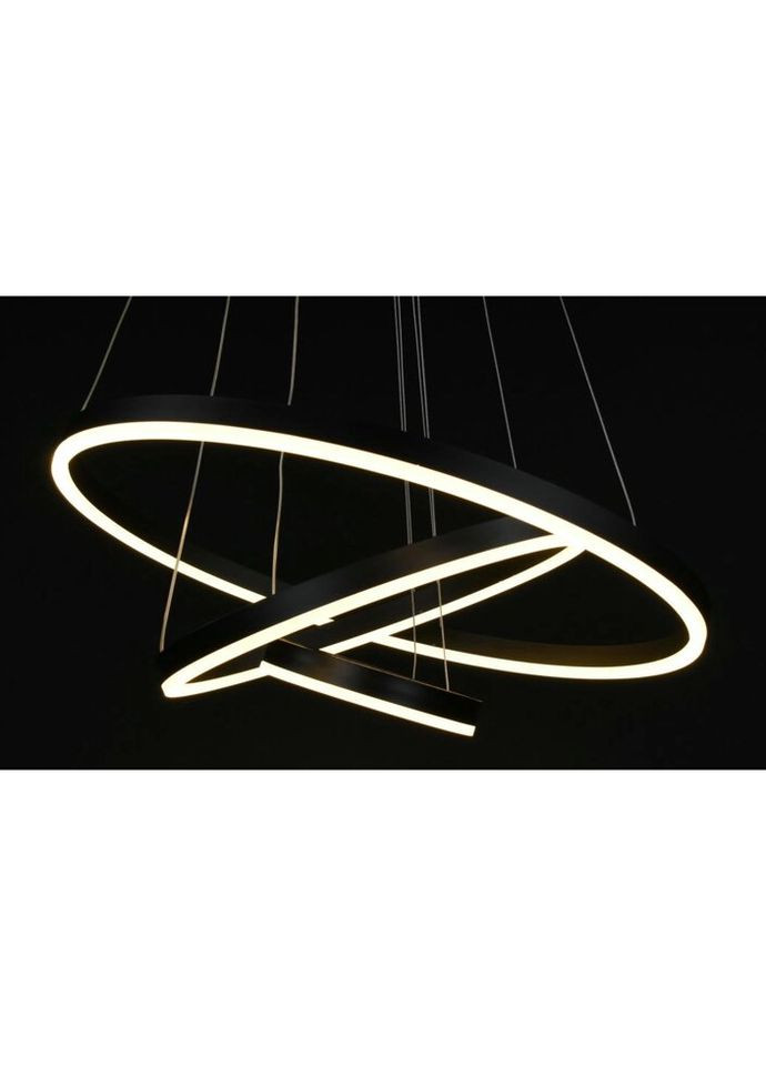 Люстра светодиодная подвесная LED светильник для квартиры на потолок лэд 27777 Черный 25-180х60х60 см. Sunnysky (324396132)