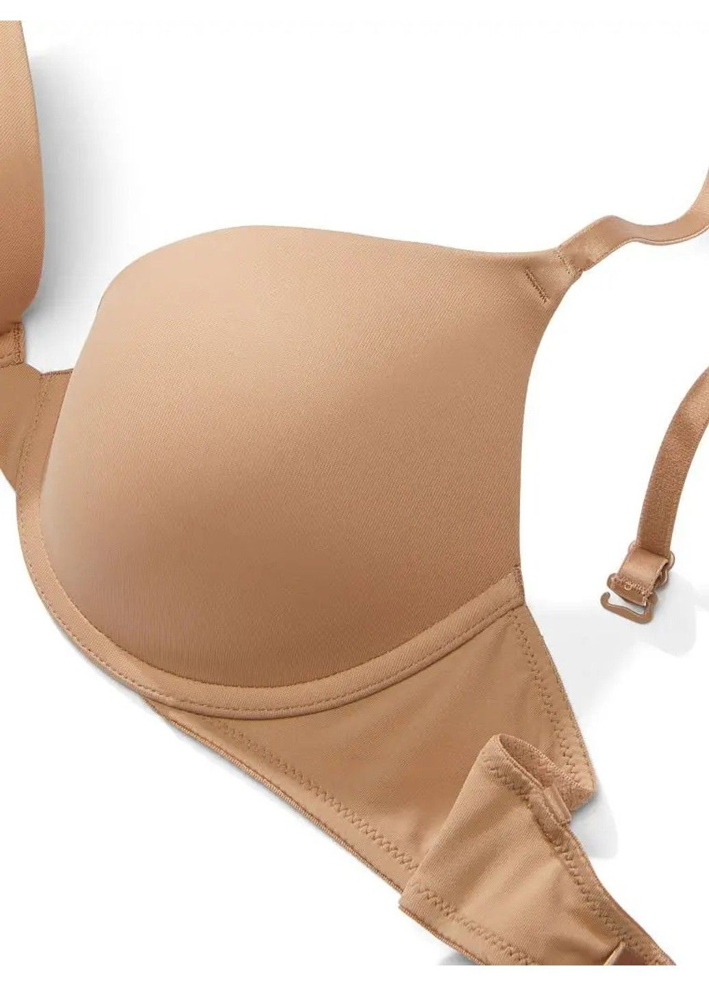 Бежевый бюстгальтер pink wear everywhere push-up Victoria's Secret