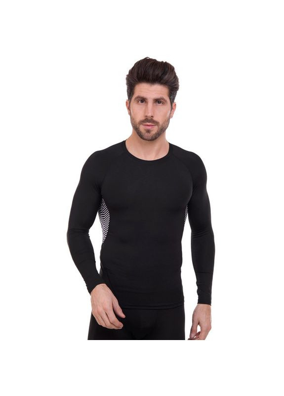 Рашгард із довгим рукавом UA-501-2 Чорно-сірий, (06531044) LIDONG (323020288)