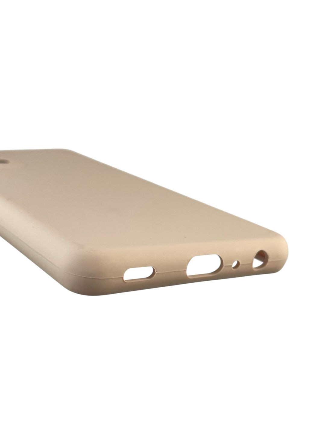 Чехол для Galaxy A52s (SM-A528F) силиконовый с микрофиброй нескользящий на самсунг а52с пудровый Samsung (366387116)