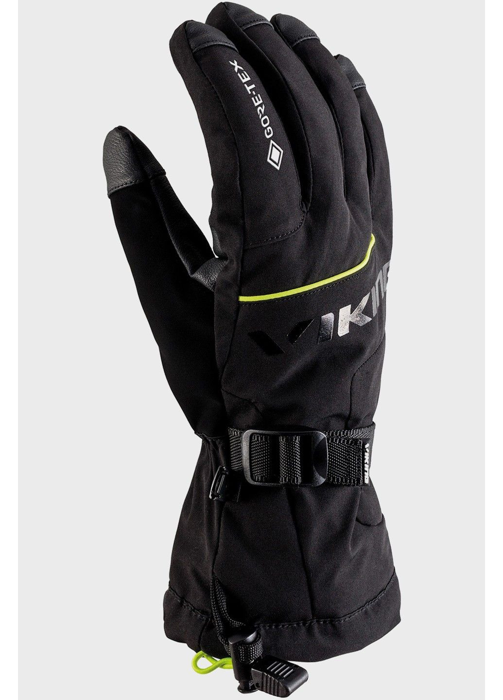 Перчатки горнолыжные Hudson GORE-TEX мужские черно-желтые - 160/22/8282-64 Viking (358497766)