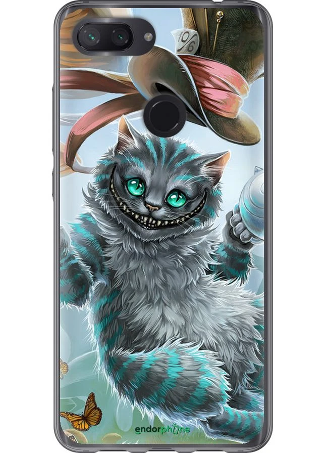 Чехол на Xiaomi Mi 8 Lite Чеширский кот 2 "3993u-1585-70447" Endorphone (369456085)