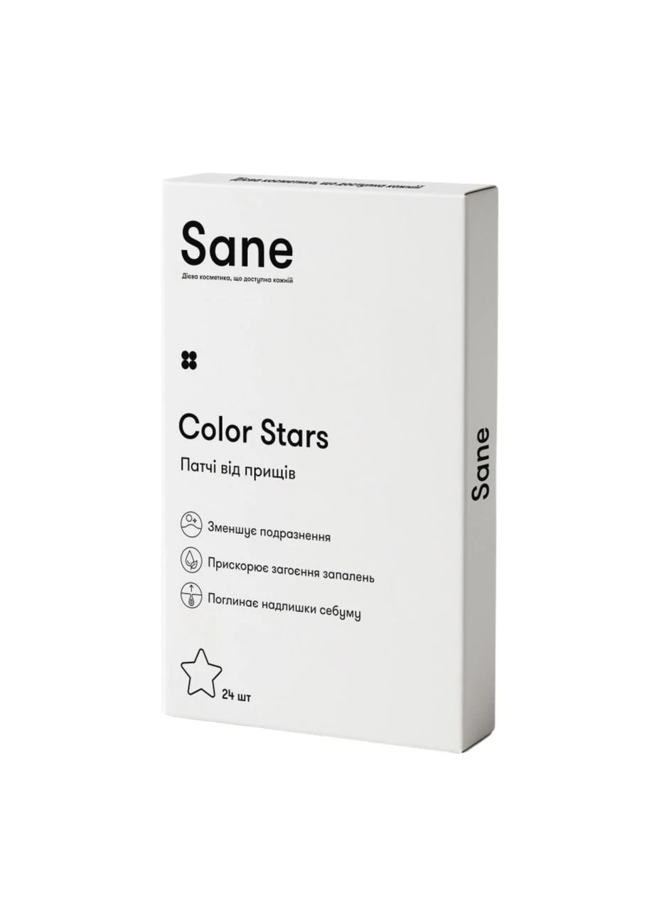 Патчи от прыщей Color Stars 24 шт Sane (393808966)