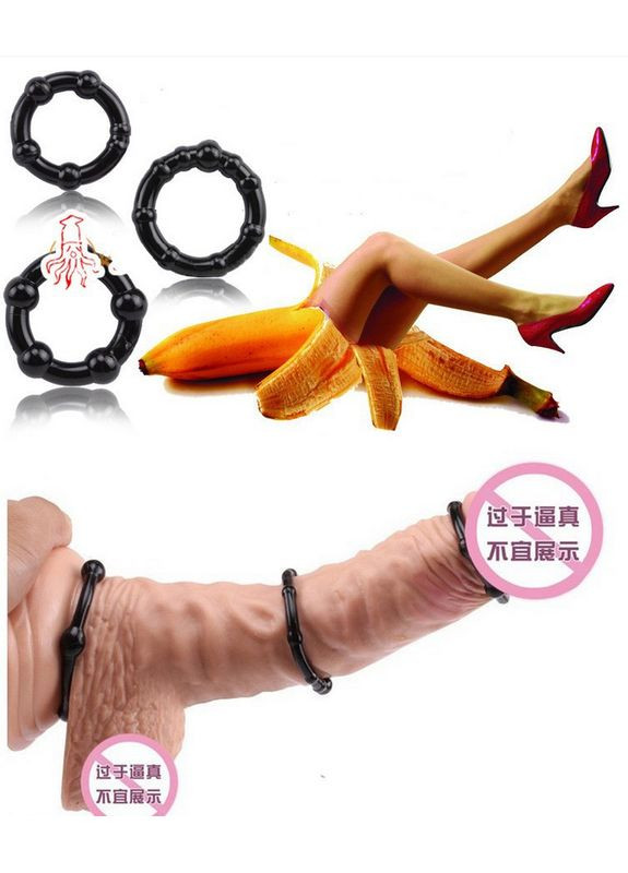 Эрекционное кольцо 3 штуки Stay Hard No Brand (303884115)