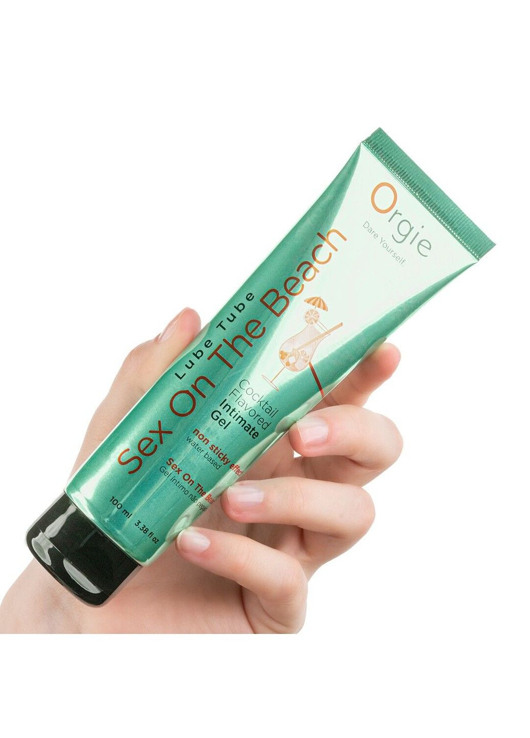 Лубрикант на водной основе Lube Tube Sex On The Beach, 100 мл, персиково-апельсиновый вкус Orgie (332769430)