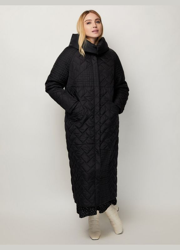 Черное зимнее Пальто Тина Mirage