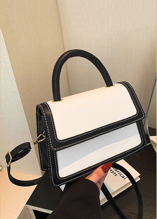 Жіноча сумка 3813 крос-боді біла No Brand (303323072)