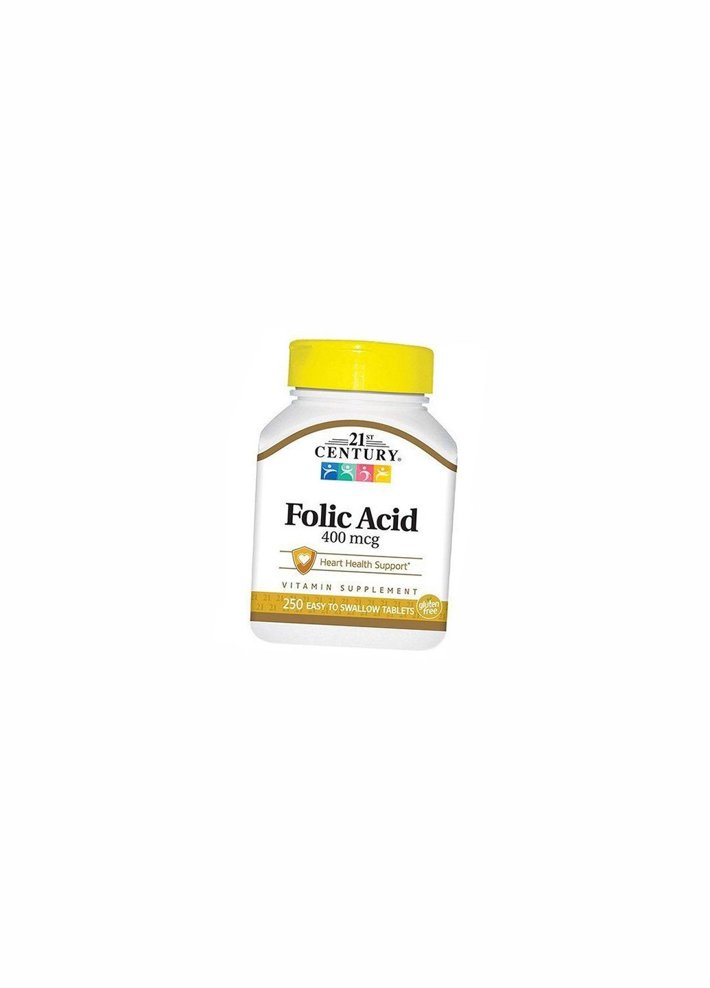 Фолиевая кислота, Folic Acid 400, 250таб (36440009) 21st Century (293255231)