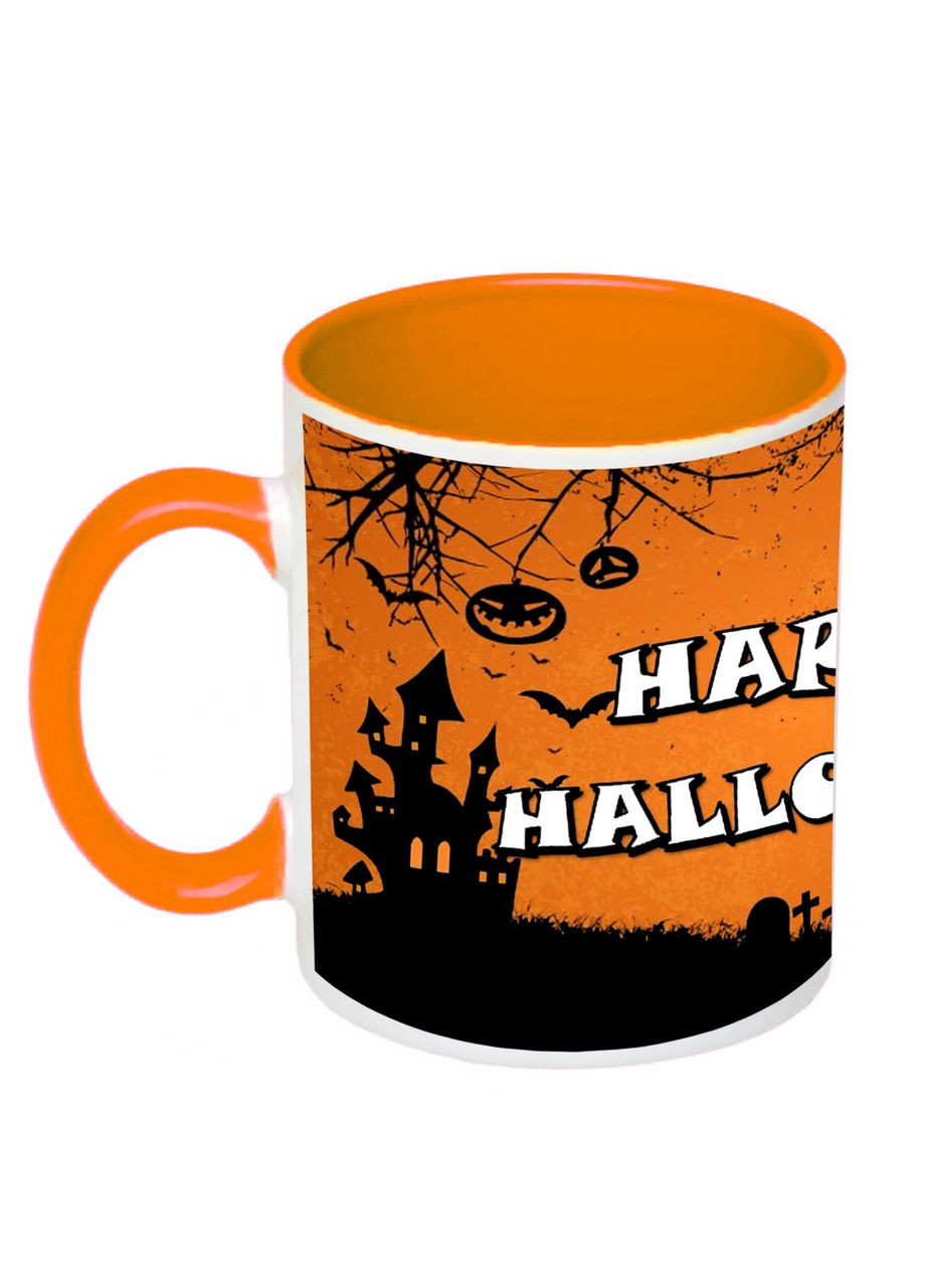 Чашка с печатью "Happy Helloween №2" 330мл ( ) (20838) No Brand (312487327)