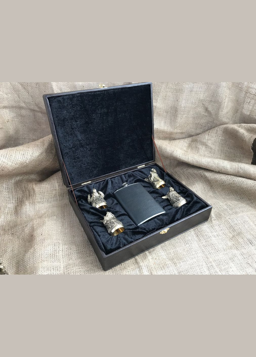 Стопки перевертыши Люкс 4 штуки с флягой 48440016 NB Art (346531259)