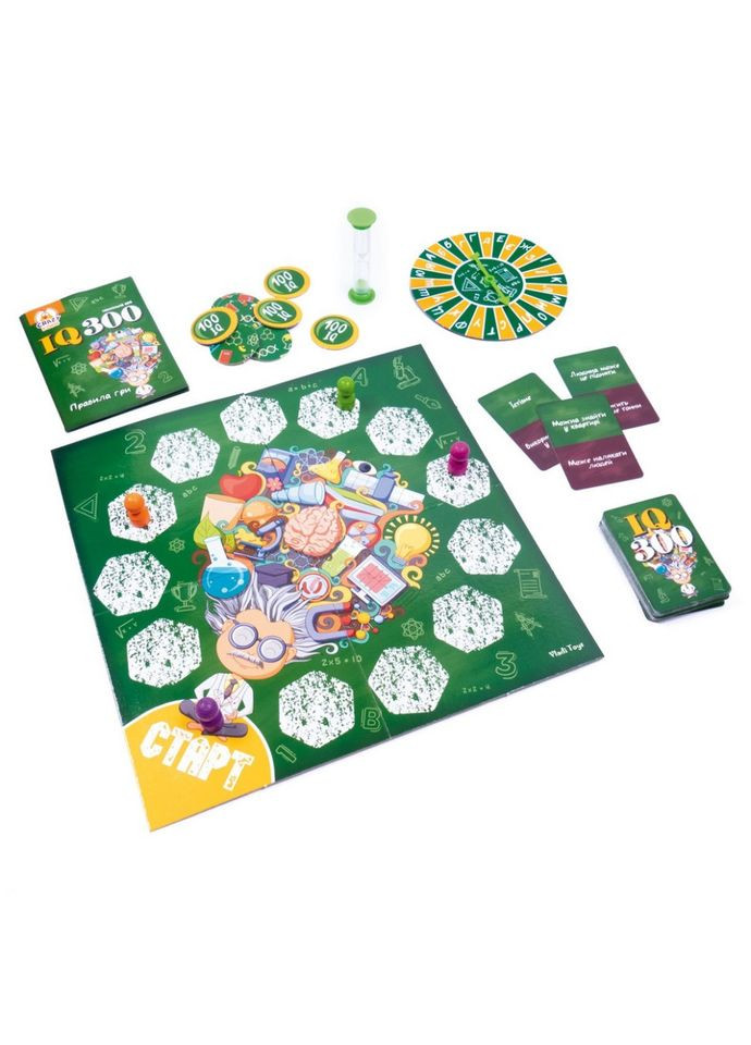 Дитяча настільна гра "IQ300" VT8055-46 колесо фортуни, пісочний годинник Vladi toys (369321273)
