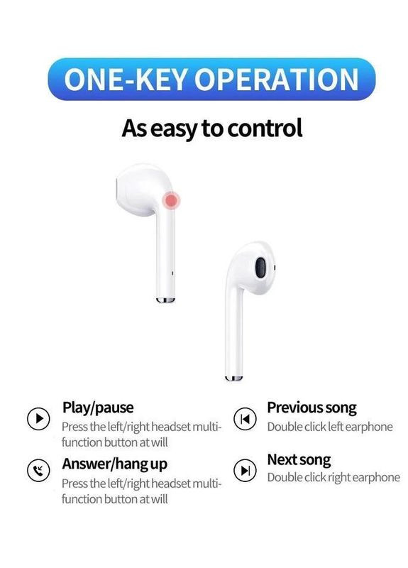 Гарнитура TWS i7mini white No Brand (322701542)