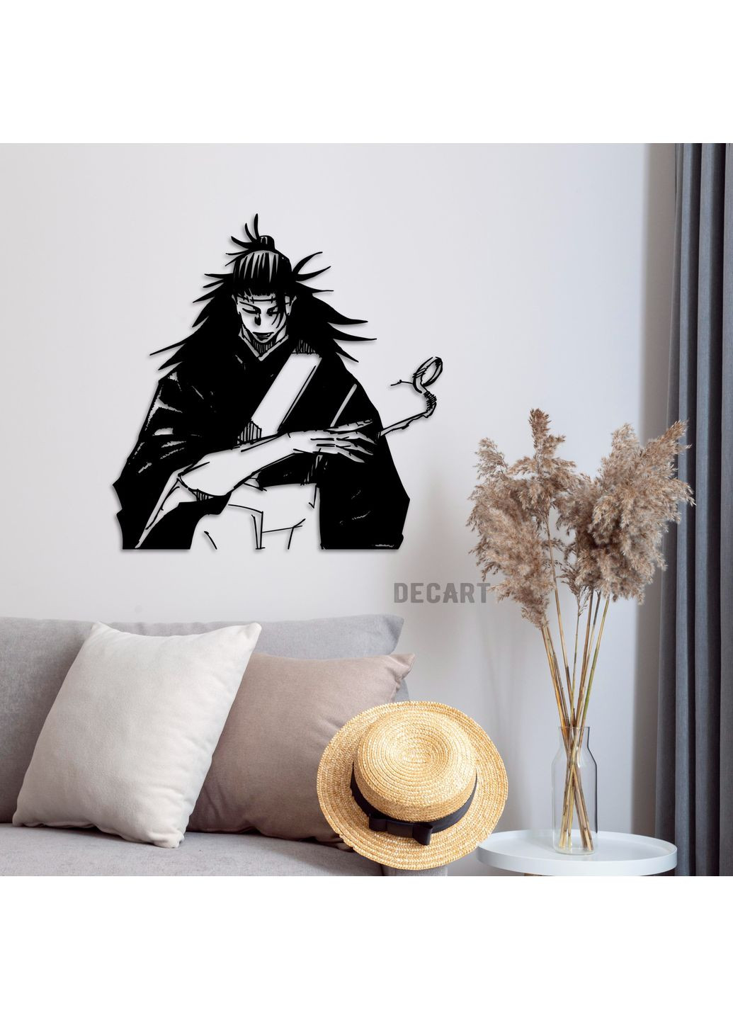 Деревянное панно Гето Сугуру (Магическая битва) 121х100 см Decart (360609658)