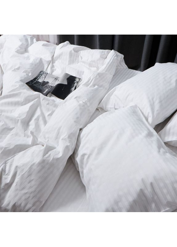 Комплект постельного белья Бязь Gold Люкс «» Полуторный 143х210 наволочки 2х50х70 (MS-820007401) Moon&Star White Harmony (356113645)